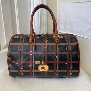 Lauren by Ralph Lauren Gallaway Barrel Satchel